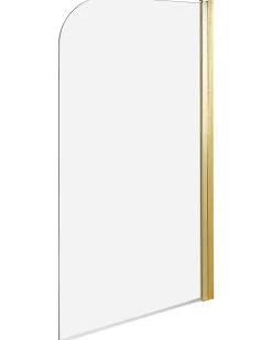 Parete doccia per vasca LAPAN 140 x 80 cm Oro