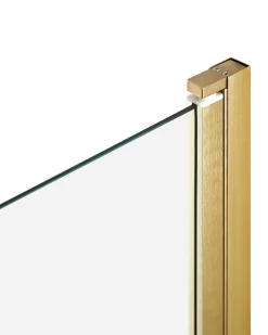 Parete doccia per vasca LAPAN 140 x 80 cm Oro