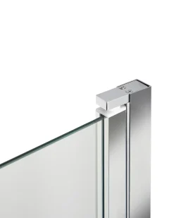 Parete doccia per vasca LAPAN 140 x 80 cm Argento
