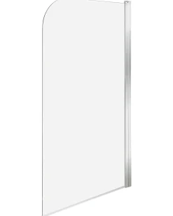 Parete doccia per vasca LAPAN 140 x 80 cm Argento