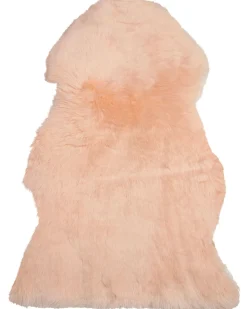Pelle di Pecora ULURU Rosa pesca 65 x 110 cm