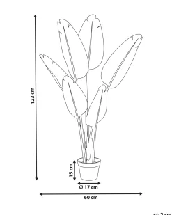Pianta artificiale BANANA TREE 123 cm Bianco