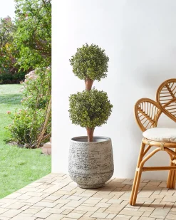 Pianta artificiale BUXUS BALL TREE 92 cm Verde