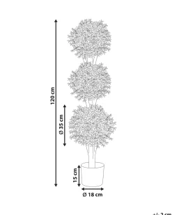 Pianta artificiale BUXUS BALL TREE 120 cm Verde