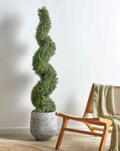 Pianta artificiale BUXUS SPIRAL TREE 158 cm Verde