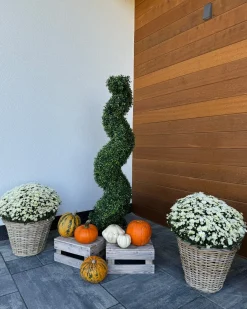 Pianta artificiale BUXUS SPIRAL TREE 158 cm Verde