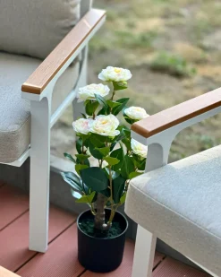 Pianta artificiale CAMELLIA 60 cm Verde
