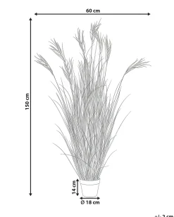 Pianta artificiale CLAW FLOWER 150 cm Verde