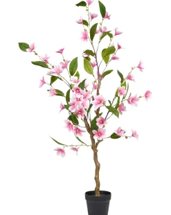Pianta artificiale MAGNOLIA TREE 128 cm Verde