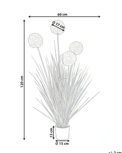 Pianta artificiale SNOWBALL BUSH 120 cm Rosa