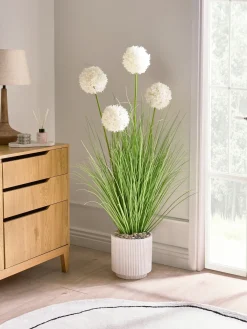 Pianta artificiale SNOWBALL BUSH 120 cm Bianco