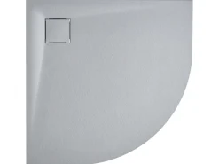 Piatto doccia PARON 80 x 80 x 3 cm Grigio