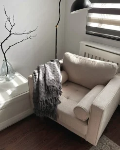 Piumone BERE Cotone 200 x 220 cm Grigio scuro