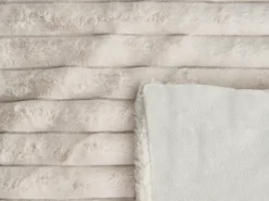 Piumone RAKYA Finta pelliccia 150 x 200 cm Beige chiaro