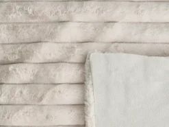 Piumone RAKYA Finta pelliccia 200 x 220 cm Beige chiaro