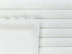Piumone RAKYA Finta pelliccia 150 x 200 cm Bianco