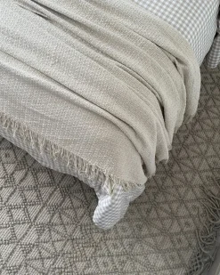 Piumone YERBENT Cotone 220 x 240 cm Grigio chiaro