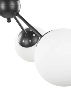 Plafoniera ADAWRO Metallo Nero/Bianco