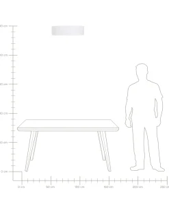 Plafoniera MAGNO Bianco