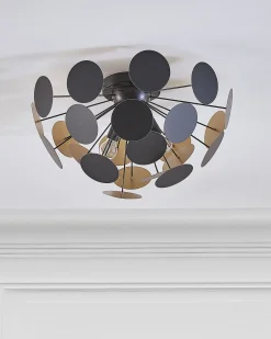 Plafoniera MARITSA Metallo Nero