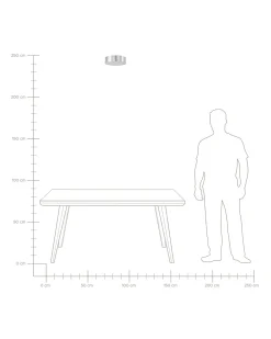 Plafoniera RENA Nero