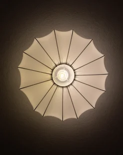 Plafoniera UMCHABEZI Tessuto Bianco