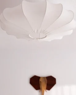 Plafoniera UMCHABEZI Tessuto Bianco