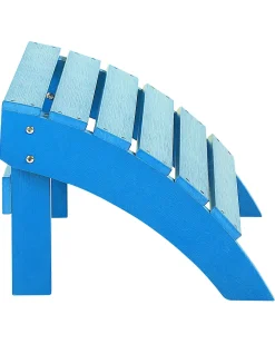 Poggiapiedi da giardino ADIRONDACK Blu