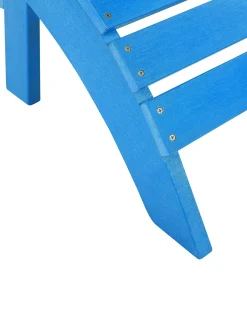 Poggiapiedi da giardino ADIRONDACK Blu