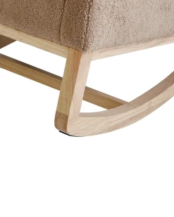 Poltrona a dondolo ALSTA Bouclé Beige