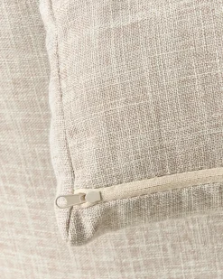 Poltrona a dondolo ARRIE Tessuto Beige chiaro