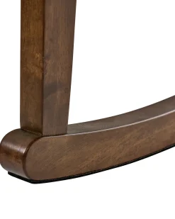 Poltrona a dondolo KJEVIK Legno Marrone/Beige chiaro