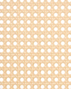 Poltrona a dondolo RYA Legno Marrone chiaro/Beige chiaro