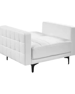 Poltrona ABERDEEN Pelle sintetica Bianco