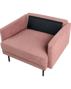 Poltrona BREDA Tessuto Rosa