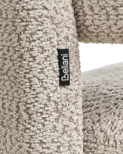 Poltrona BUREA Ciniglia Beige chiaro