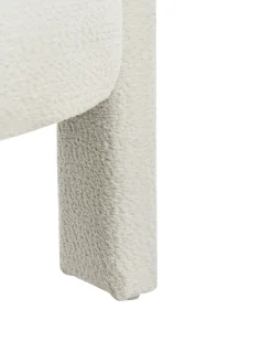 Poltrona BUREA Ciniglia Bianco sporco