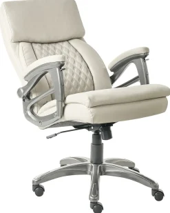 Poltrona da scrivania GALLANT Pelle sintetica Beige