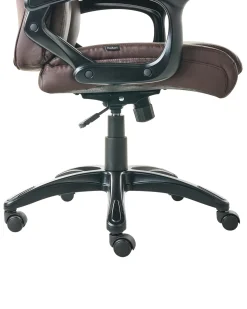 Poltrona da scrivania GRACEFUL Pelle sintetica Marrone scuro