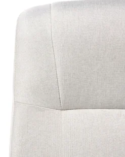 Poltrona da scrivania MAGNUS Lino Beige chiaro