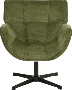 Poltrona girevole AUMA Tessuto Verde