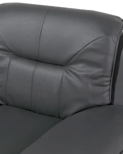 Poltrona LEIRA II Pelle sintetica Grigio