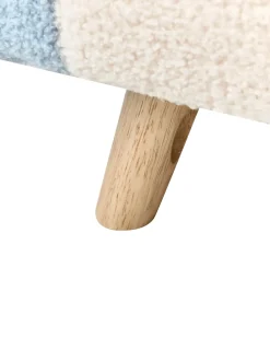 Poltrona per Bambini Arcobaleno OMBO Bouclé Azzurro
