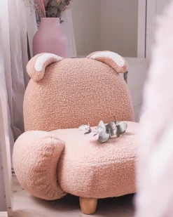 Poltrona per Bambini Coniglio KANNA Bouclé Beige
