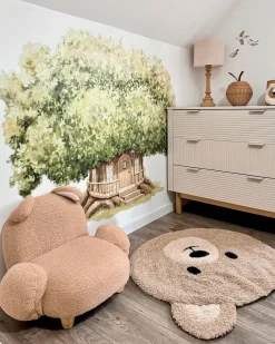 Poltrona per Bambini Coniglio KANNA Bouclé Beige