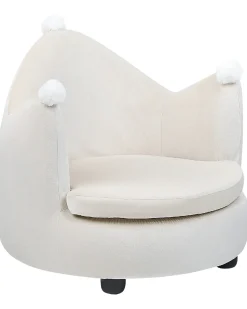 Poltrona per Bambini Corona VEGA Velluto Beige chiaro