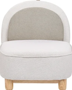 Poltrona per Bambini Dinosauro FABORG Tessuto Beige chiaro