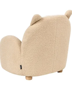 Poltrona per Bambini Gatto ZOAR Bouclé Beige