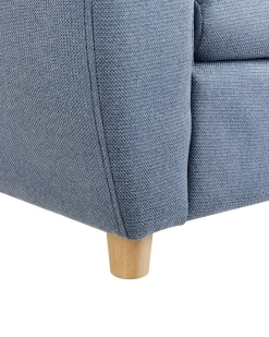Poltrona per Bambini Ippopotamo MARIBO Tessuto Blu