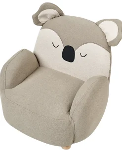 Poltrona per Bambini Koala HERVIK Tessuto Tortora